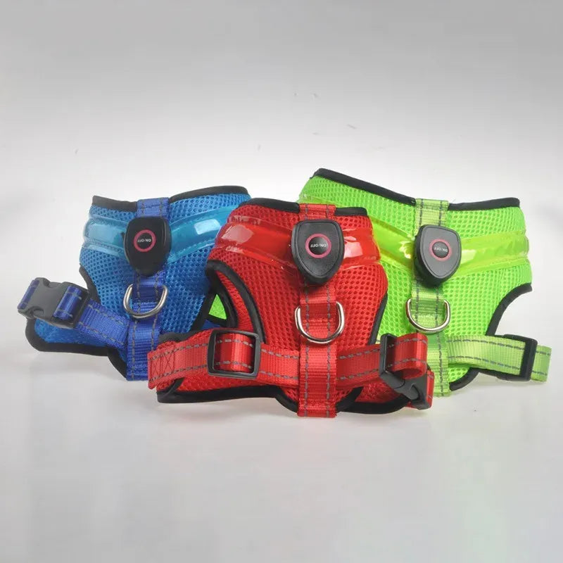 LumaPaws™ LED Rechargeable Dog Safety Harness